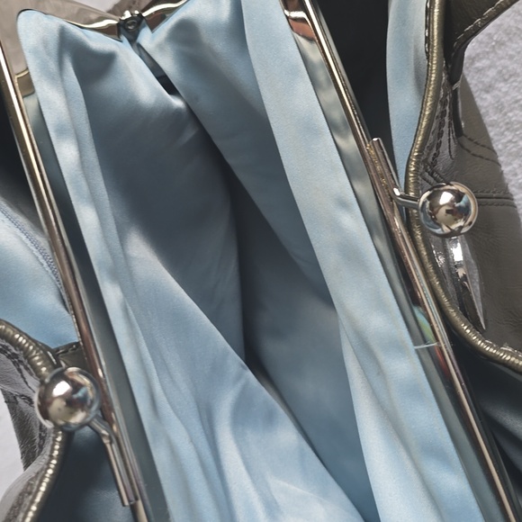 Coach Metallic Kisslock Satchel - Picture 10 of 14